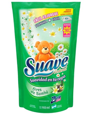 SUAVE SUAVIZANTE AIRES DE BAMBU 900ml x14