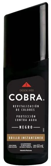 COBRA POMADA LIQUIDA NEGRO (53636) 60ML X12U