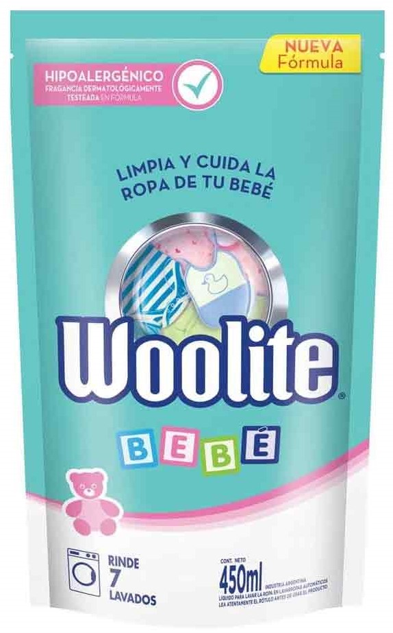 WOOLITE LIQUIDO BEBE DP 450ml x12