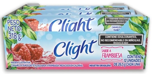[2271] DISPLAY CLIGHT CARAMELO FRAMBUESA x12 26,5g x1 (30/B)