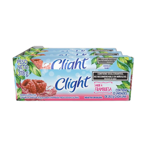 [2271] DISPLAY CLIGHT CARAMELO FRAMBUESA x12 26,5g x1 (30/B)