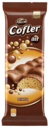 [3262] DISPLAY COFLER CHOCOLATE  AIR MIXTO x10 55gr (B/8)