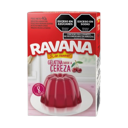 [3292] RAVANA GELATINA CEREZA 40gr x12