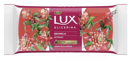 [3374] LUX JABON GLICERINA BROMELIA X3 90g X36