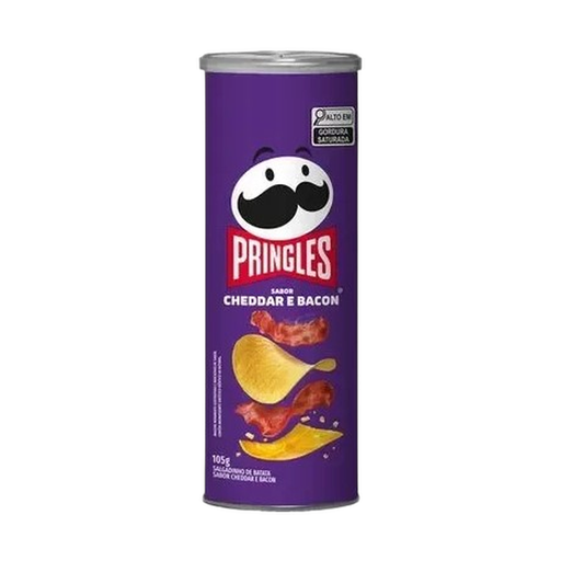 [3470] PRINGLES CHEDDAR BACON 105gr x18
