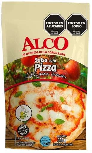 [3579] ALCO SALSA PIZZA L/GLUTEN 340gr x12