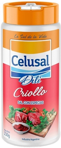 [3643] CELUSAL SAL FINA COND/ CRIOLLO SALERO 230gr x6