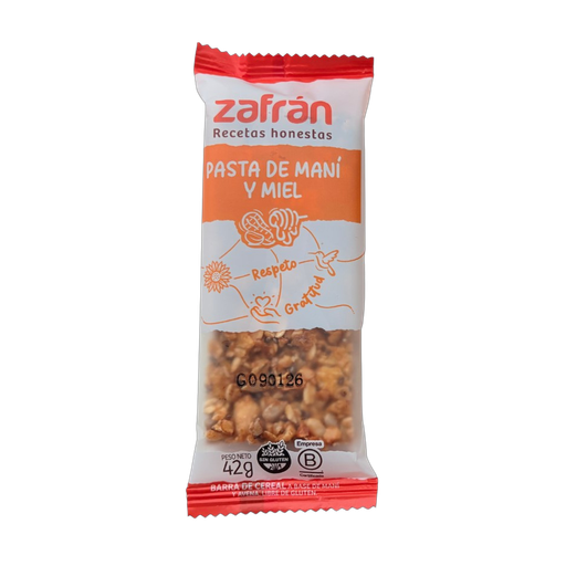 [3726] DISPLAY ZAFRAN BARR PAST MANI/MIEL 42g x12 (B/8)