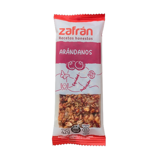 [3727] DISPLAY ZAFRAN BARR ARANDANOS 42g x12 (B/8)