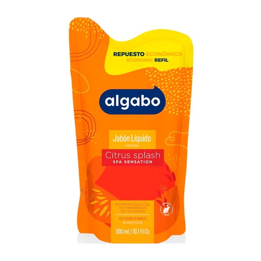 [3851] ALGABO JABON LIQUIDO CITRUS DP 300ml x12