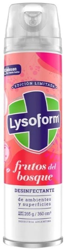 [3868] LYSOFORM AERO DESINFECTANTE FRUT BOSQUE 360ml x12