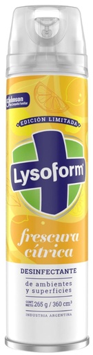 [3869] LYSOFORM AERO DESINFECT FRESC CITRICA 360ml x12