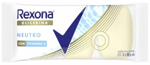 [3883] REXONA JABON GLICERINA NEUTRO x3 90gr x36