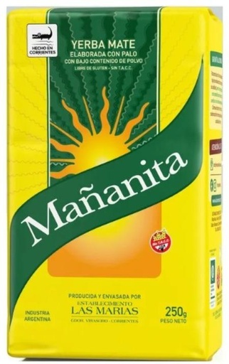[4212] MAÑANITA YERBA 250gr X10