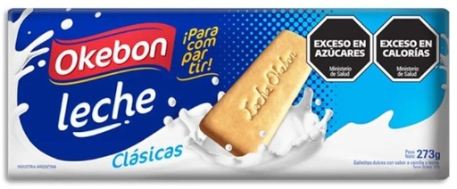 [4407] OKEBON GALLETITA LECHE 273gr x18