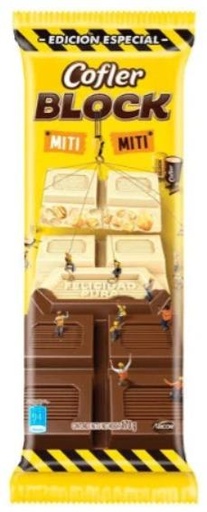 [4417] UNIDAD COFLER CHOCOLATE BLOCK MITI MITI x1 170gr (64/B)
