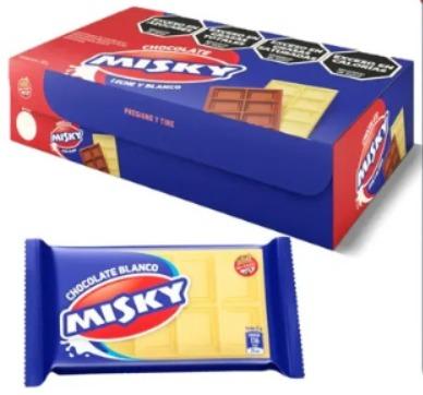 [4418] DISPLAY MISKY CHOCOLATE BLANCO x30 25gr (B/12)