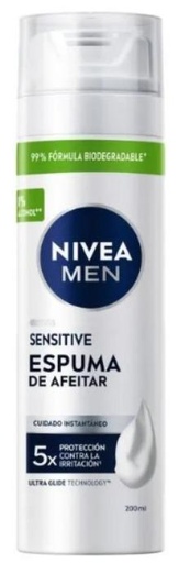 [4424] DISPLAY NIVEA ESPUMA DE AFEITAR SENSITIVE 200ml x6 (2/B)