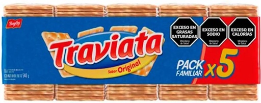 [4443] TRAVIATA GALLETITAS x5 540gr x16