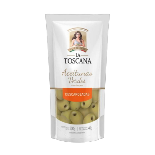 [4484] TOSCANA DP ACEITUNAS VERDES DESCAROZADAS 280gs x12