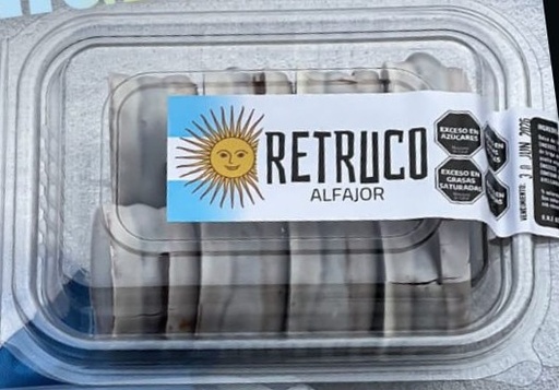 [4498] DISPLAY RETRUCO ALFAJOR BLANCO 8u