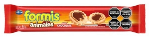 [4540] FORMIS GALLETITAS VINILLA-CHOCOLATE 54gr x54