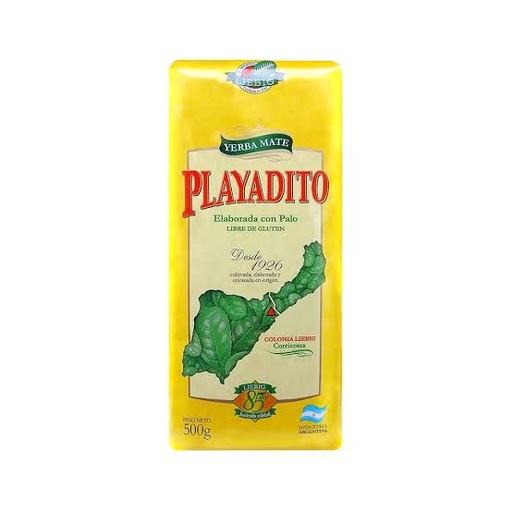[4546] PLAYADITO YERBA ELABORADA CON PALO 500gr x10