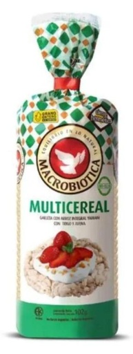 [4563] MACROBIOTICA GALLETA ARROZ MULTICEREAL 102gr x12