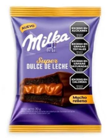 [4574] MILKA ALFAJOR SUPER DULCE DE LECHE 70gr x36