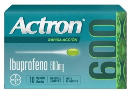 [4585] UNIDAD ACTRON 600 mg 20 CAPSULAS RAPIDA ACCION (B/80)