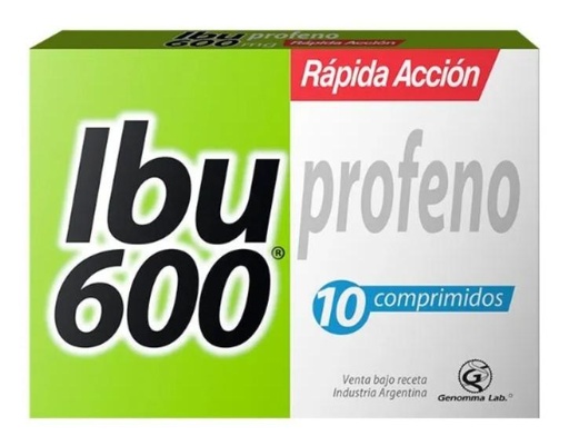 [4594] UNIDAD IBUPROFENO 600mg 10COMP (B/60)