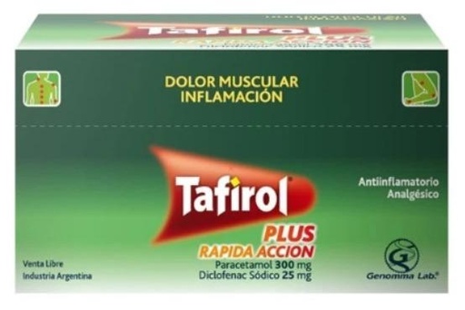 [4597] DISPLAY TAFIROL PLUS RAPIDA ACCION 30 BLIST x8 COMP (B/4)