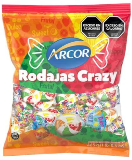 [4622] CRAZY CARAMELOS RODAJAS 465gr x12