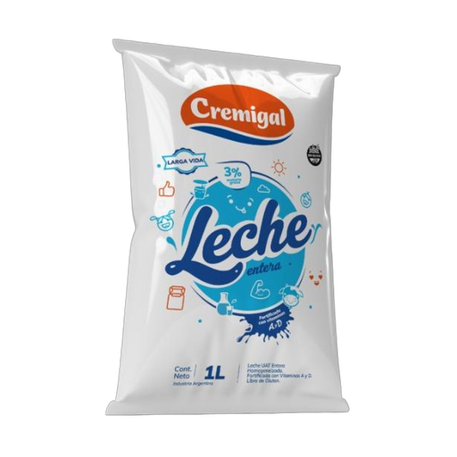 [4639] CREMIGAL LECHE AUT ENTERA 1L x12