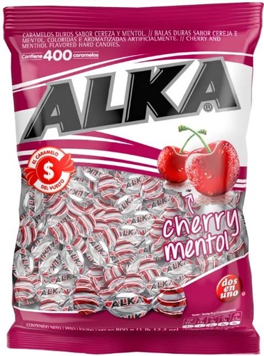 [4706] ALKA CARAMELOS CHERRY 800gr x10