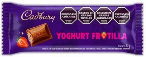 [1025] UNIDAD TAB CADBURY YOGUR FRUTILLA 28X82GR