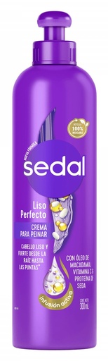 [1120] SEDAL CR PARA PEINAR 300ML LISO PERFECTO X 12U