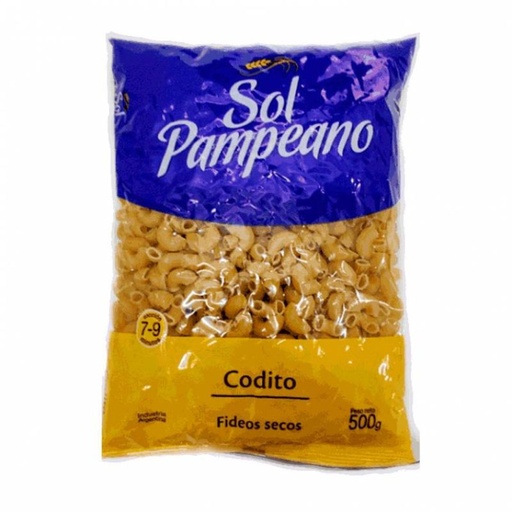 [1144] FIDEOS SOL PAMPEANO CODOS 500gr x15