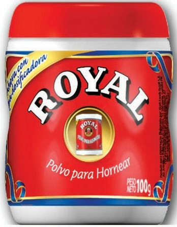 [1164] DISPLAY POLVO HORNEAR ROYAL 100GR (6/B)