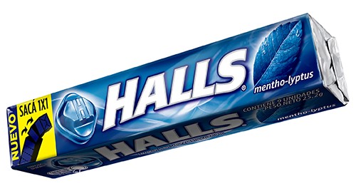 [1172] DISPLAY HALLS MENTHO 24X12X28G