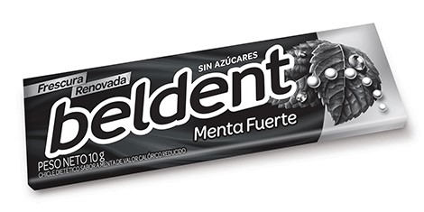[1198] DISPLAY BELDENT MENTA FUERTE x 20u