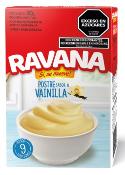 [1217] RAVANA POSTRE VAINILLA x 90gr. x 12u