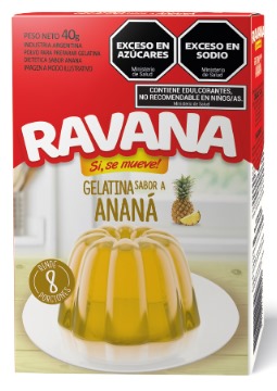 [1218] RAVANA GELATINA ANANA x 40gr. x 12u