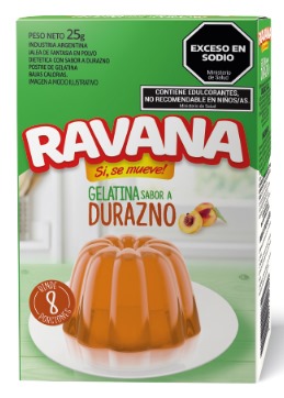 [1227] RAVANA GELATINA DIET DURAZNO x 25gr. x 12u