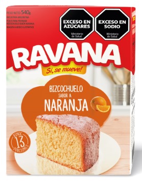 [1231] RAVANA BIZCOCHUELO NARANJA x 540gr. x 6u