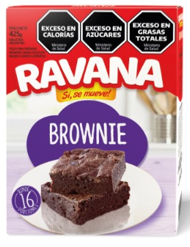 [1234] RAVANA BROWNIE CHOCOLATE x 425gr. x 6u