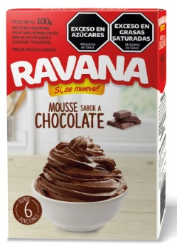 [1236] RAVANA MOUSSE CHOCOLATE x 100gr. x 12u
