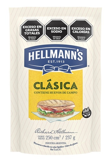 [1356] HELLMANS MAYONESA CLASICA 237gr x24