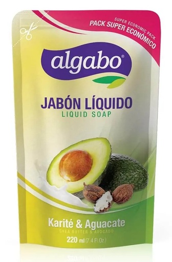 [1414] ALGABO JABON LIQUIDO KARITE DP 220ml x20