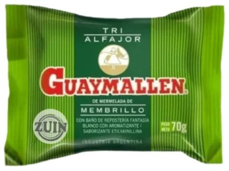 [1433] ALFAJOR GUAYMALLEN FRUTA TRIPLE X24U